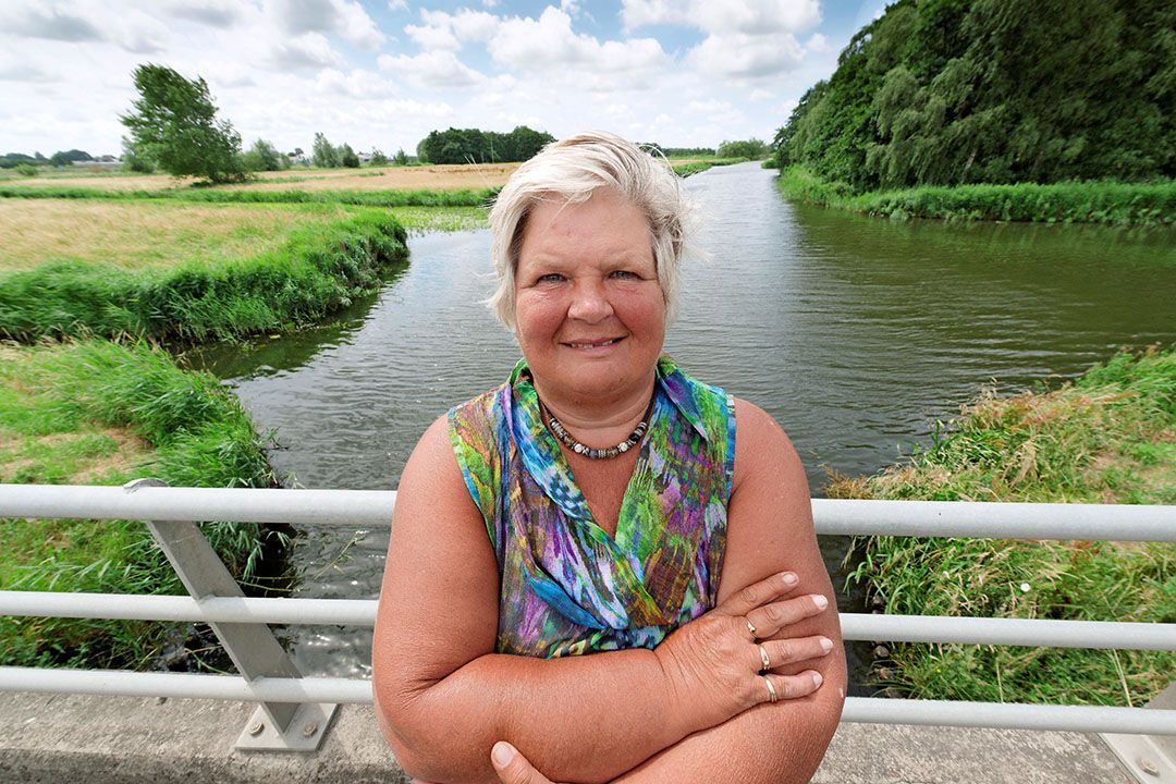 Voorzitter Trude Buysman van de jubileumcommissie: "In Het Grootslag zijn boeren en tuinders altijd uitdagingen aangegaan. Dat zie je terug in het landschap." Foto: Lex Salverda