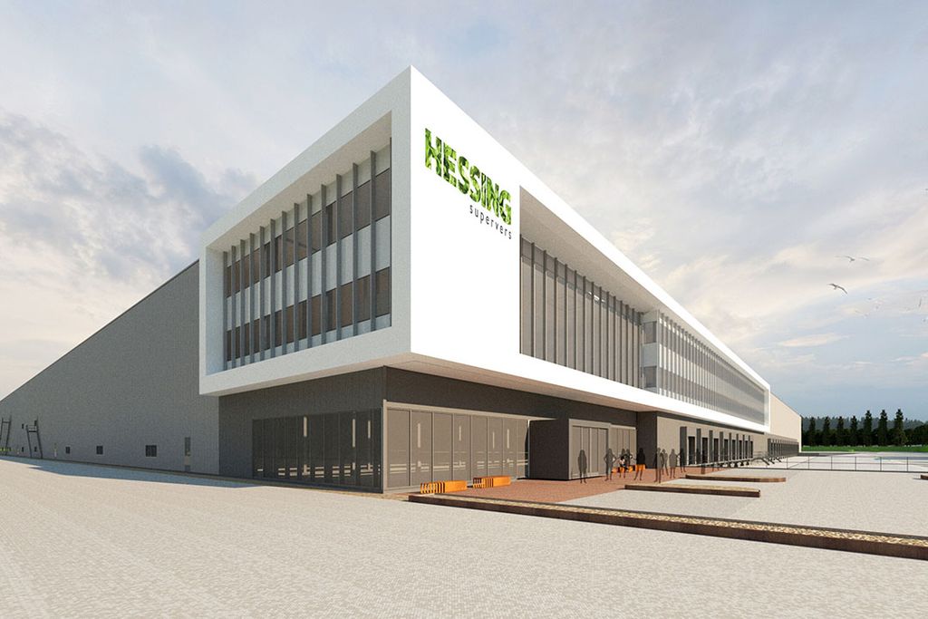 Dit is een impressie van de nieuwe fabriek van Hessing Supervers in Grubbenvorst (L.). De bouw is inmiddels gestart. - Foto: Hessing