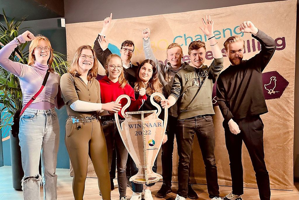 De Winnaars: Fiber Up Project. Foto: MBO Challenge Voedselverspilling