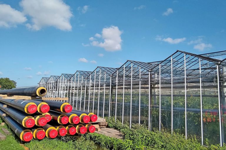 Aanleg warmtenet Aardwarmte Maasdijk. - foto: HVC