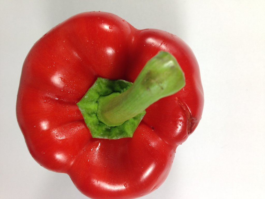 Rode paprika met messnee (foto: KCB)