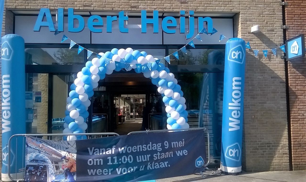 Albert Heijn Floriande in Hoofddorp heropende na een fikse facelift. - Foto: Ton van der Scheer