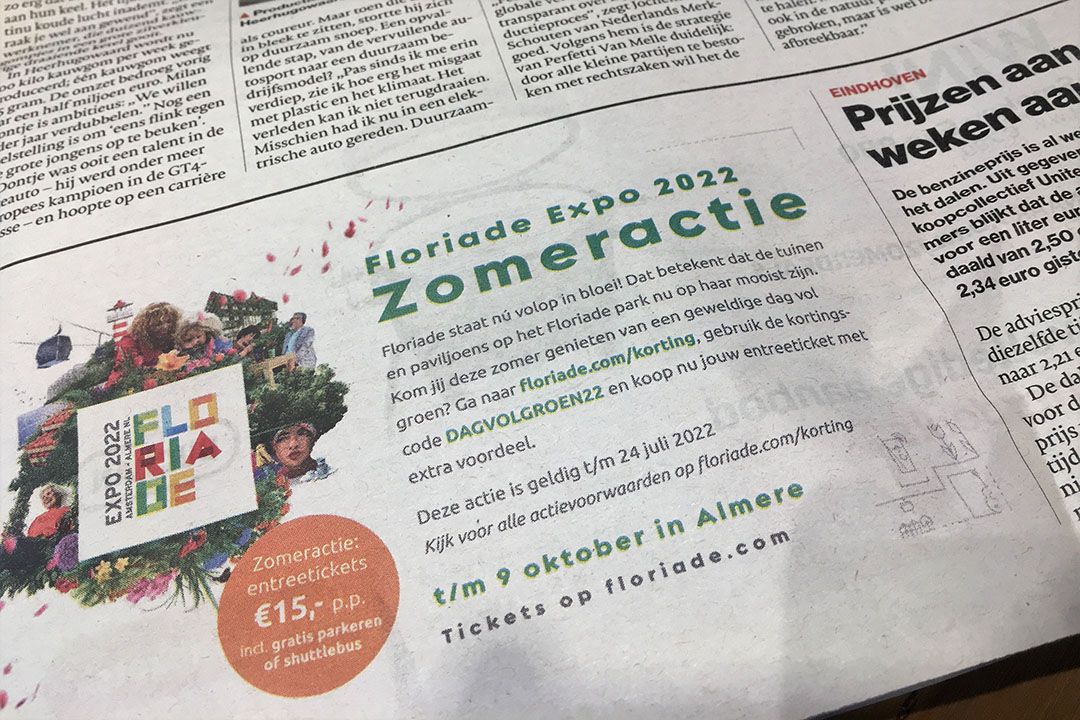 Actie eerder deze zomer in het AD. - Foto: Ton van der Scheer