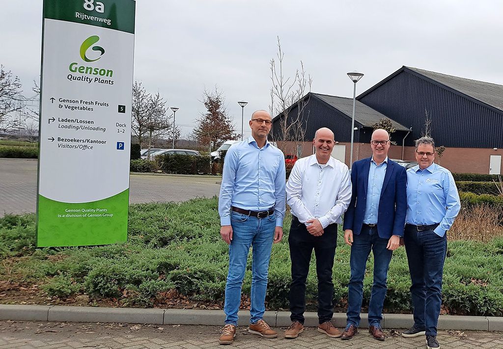 Vlnr: Frans de Vogel, Peter van Gennip, Leon Liebregts en Ronald de Meester. - Foto: Genson Group