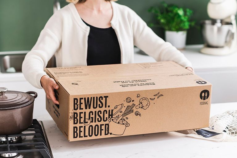 Foodbag is een Belgische maaltijdbox die inzet op  lokale, Belgische producten. Foto: Foodbag