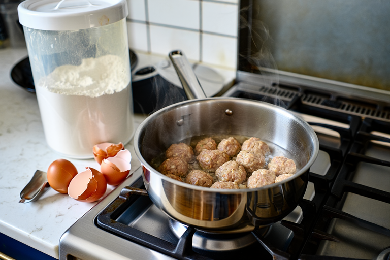 hybride vlees oma's gehaktballen