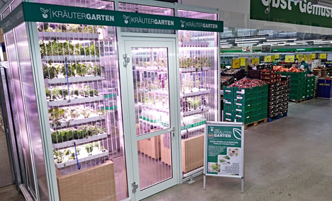 Hightech Kruidentuin in Duitse supermarkt