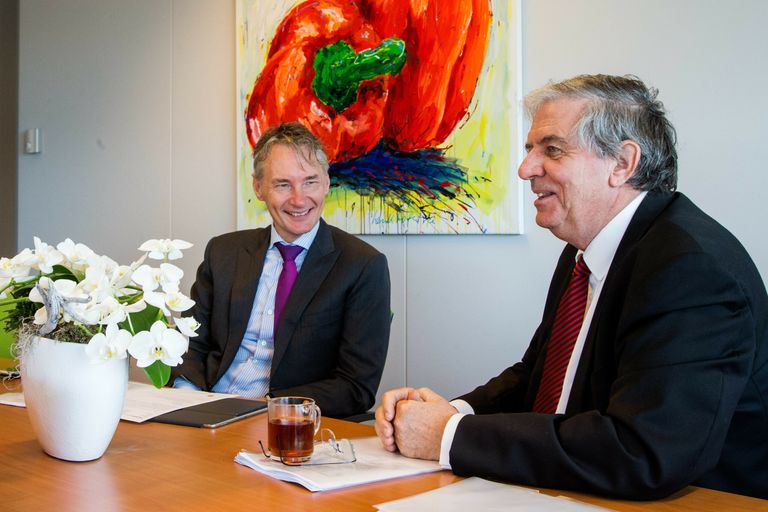 Lucas Vos (l) en Cees Veerman.