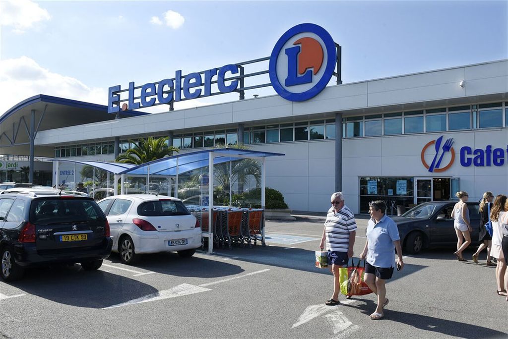 Winkelfiliaal van supermarktketen Leclerc. - Foto: ANP
