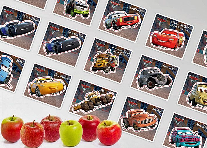 BelOrta prijst de Disney appels enthousiast aan hun site. Afbeelding: site www.belorta.be/cars3