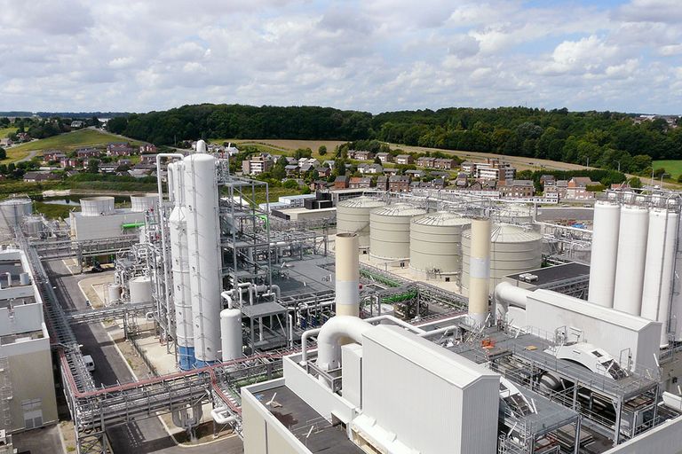 Bio-ethanolfabriek van CropEnergies in het Belgische Wanze. - Foto: CropEnergies