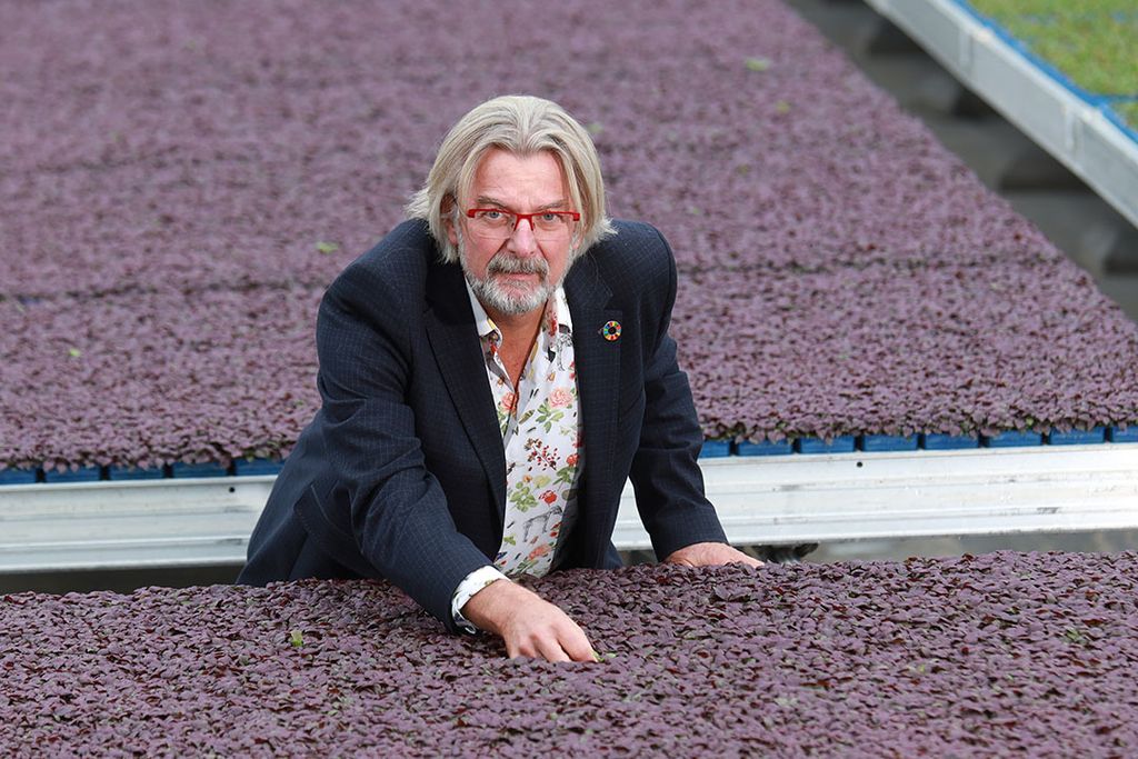 Rob Baan is directeur van Koppert Cress en Agrarisch Ondernemer van het jaar 2020. - Foto: Dennis Wisse