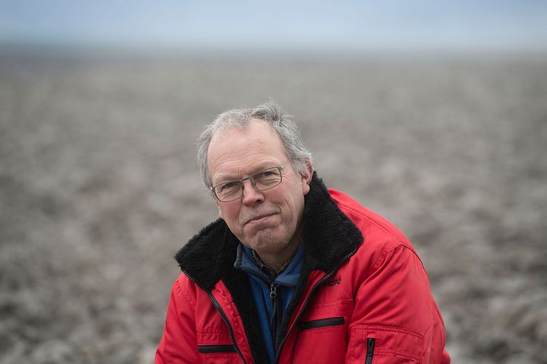 Teun de Jong, voorman van de Nederlandse Akkerbouw Vakbond. Foto: Mark Pasveer
