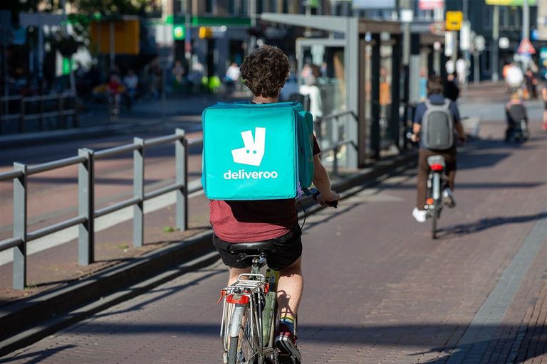 Een bezorger van Deliveroo in Utrecht. Foto: ANP