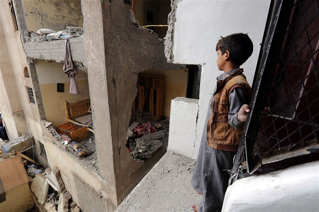 Oorlogsgeweld in Jemen. - Foto: ANP