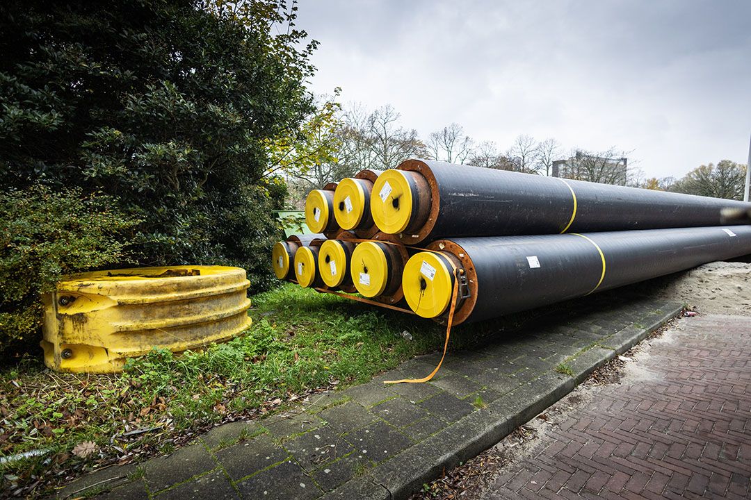 Aanleg van warmtenet Warmtelinq in Den Haag. Foto: ANP / Hollandse Hoogte / Laurens van Putten