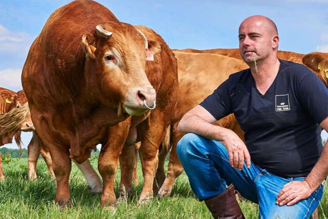 Veehouder Leon Moonen doet onderzoek naar eiwitten voor kweekvlees
