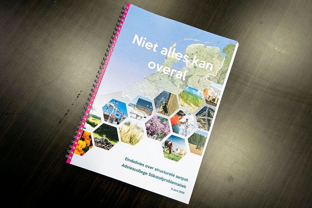 Eindrapport van het Adviescollege Stikstofproblematiek.  - Foto: ANP