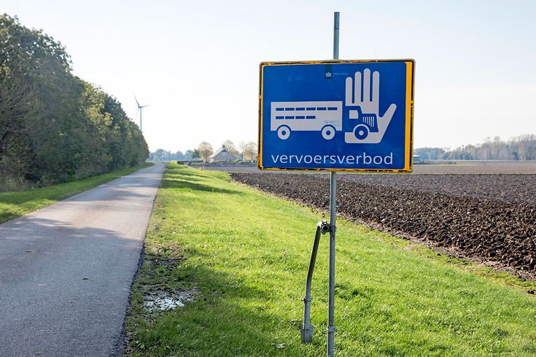 Het vervoersverbod rond Zeewolde I wordt opgeheven. - Foto: Koos Groenewold