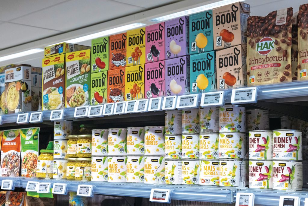 In Nederland en Spanje zijn geconserveerde peulvruchten (zoals bonen in blik) goed voor ongeveer een derde van de markt. Foto: Koos Groenewold