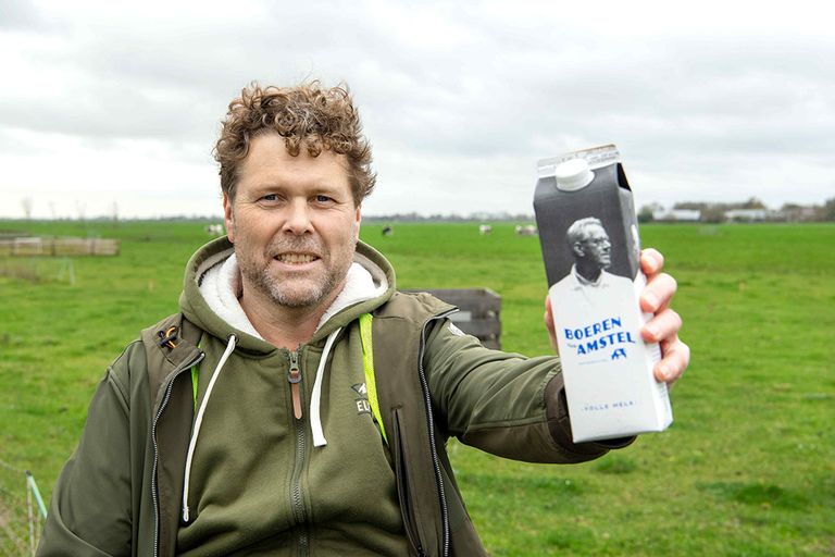 Michel Penterman, directeur van zuivelcoöperatie Boeren van Amstel. - Foto: Cor Salverius