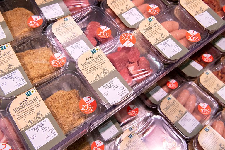 Het Hamletz-varkensvlees zal begin januari weer in het schap liggen bij de supermarkten Albert Heijn en Dekamarkt. Foto: Cor Salverius