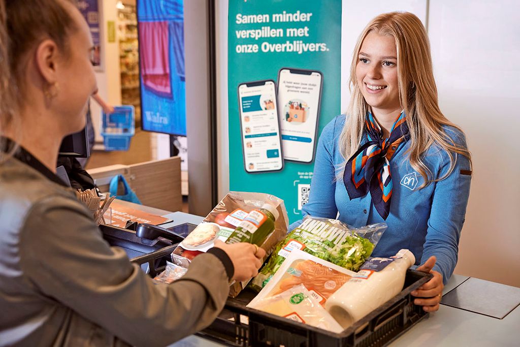 Albert Heijn rolt anti-verspillingsapp Overblijvers landelijk uit. - Foto: Albert Heijn