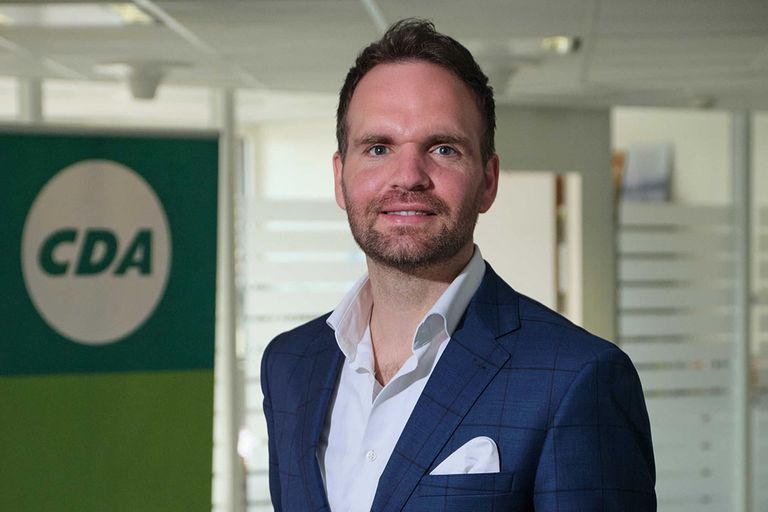 CDA-Kamerlid Derk Boswijk. - Foto: Roel Dijkstra