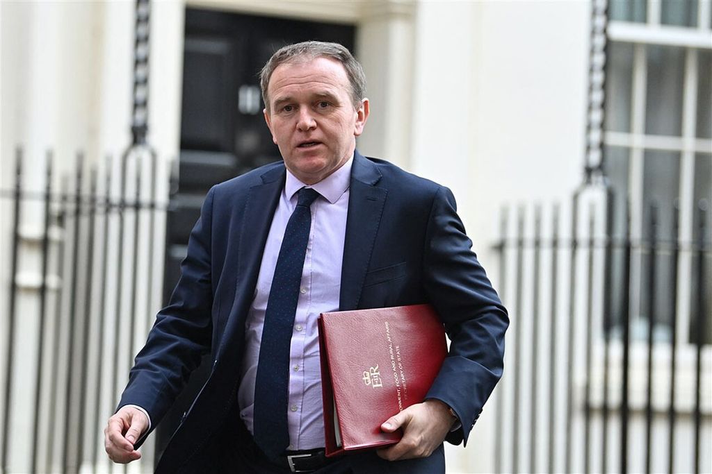 Britse minister George Eustice van voedsel en plattelandszaken. Foto: ANP