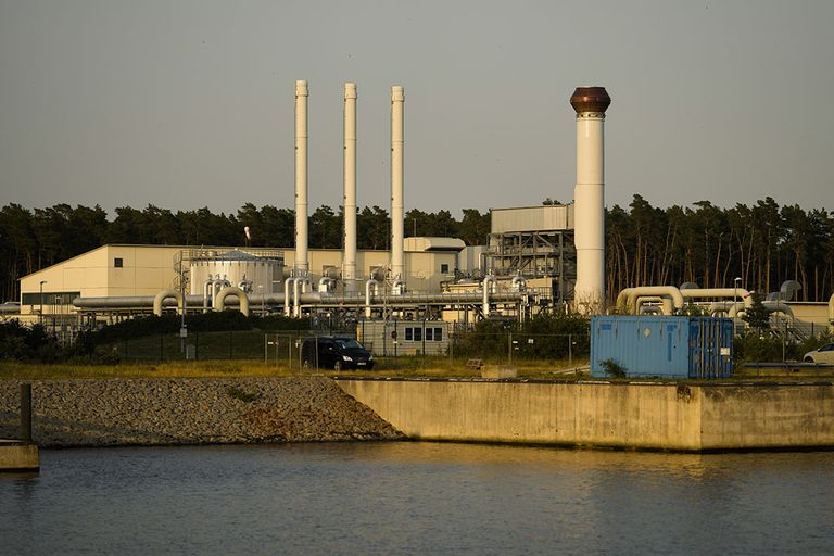 Het ontvangststation van de Nord Stream gaspijplijn aan de Duitse kust. - foto: ANP.