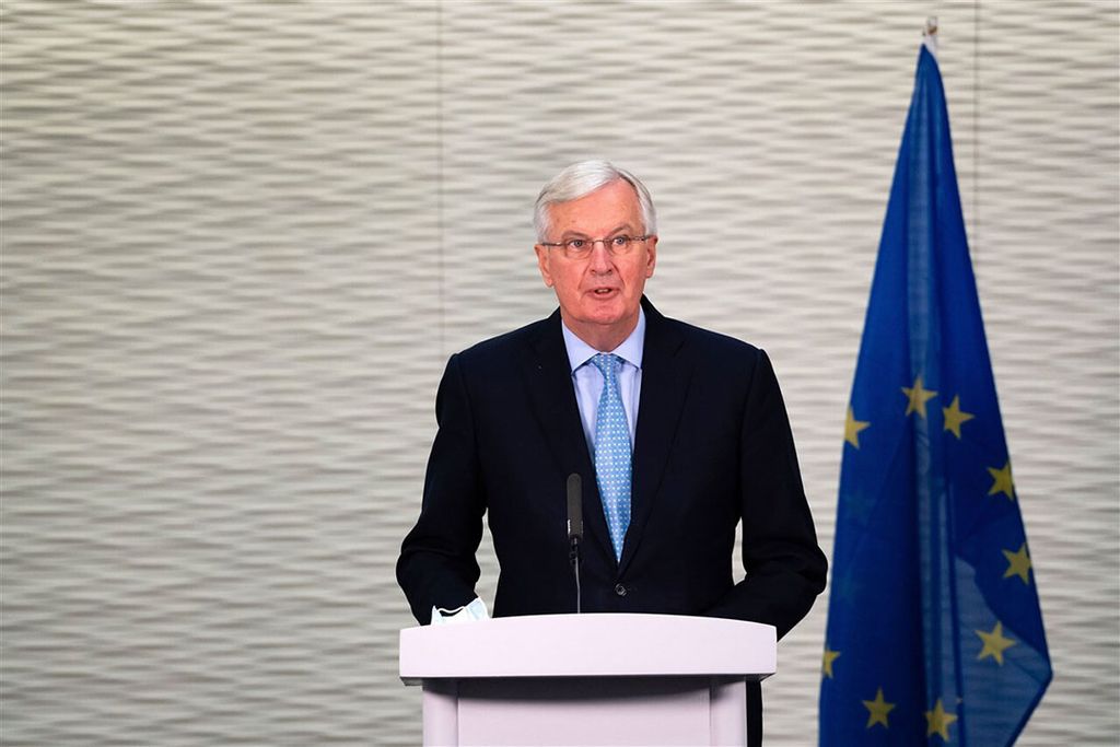 Onderhandelaar aan EU-kant Michel Barnier. Foto: ANP