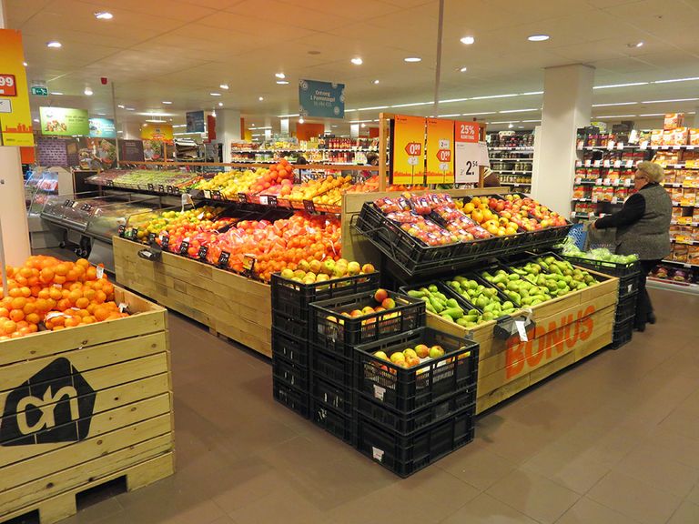 Omzet via supermarkten gestegen in coronatijd. Daar profiteert Greenyard van. Foto: Ton van der Scheer