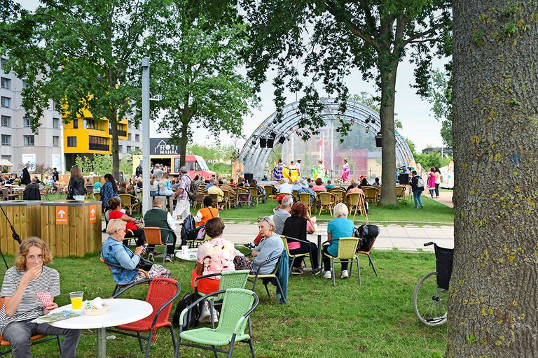 Food Court is volgens Niek Roozen een festivalterrein binnen het Floriade-festival. Foto: Joke Kranenberg