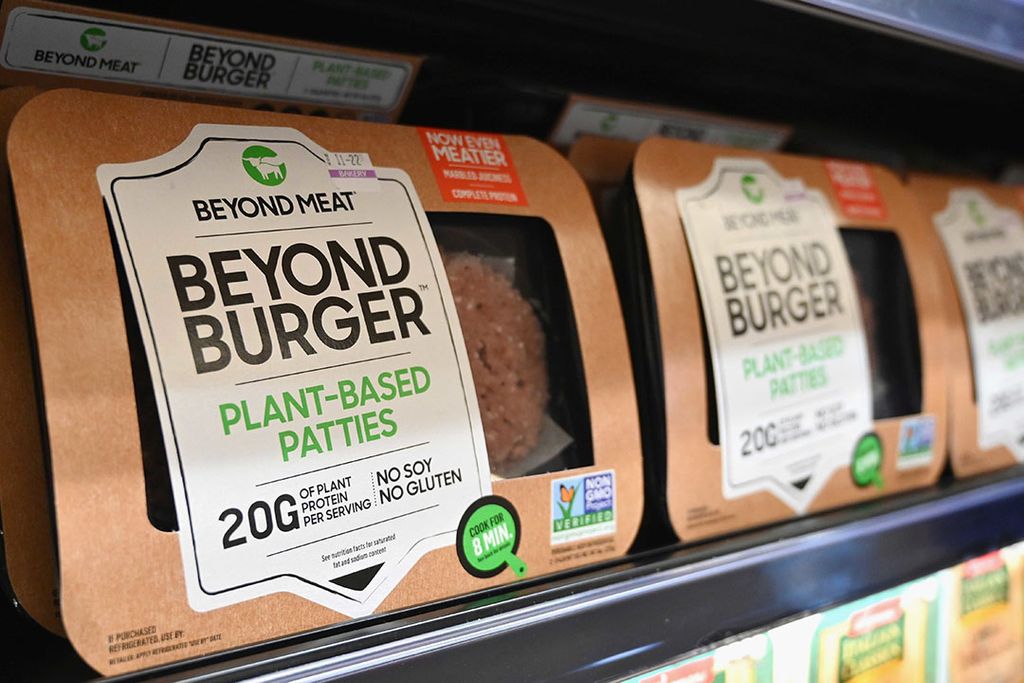 Burgers van Beyond Meat. - Foto: ANP