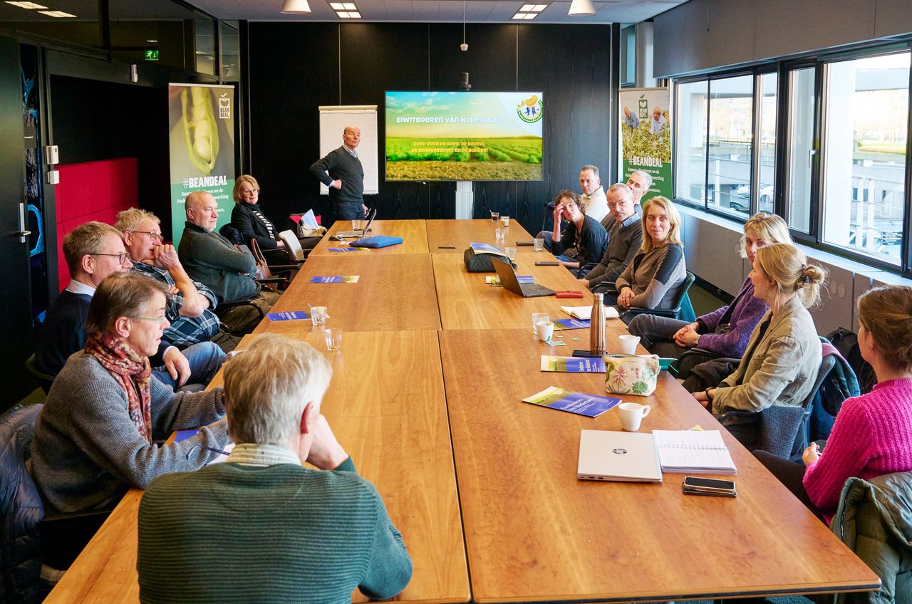 Roadshow van de Eiwitboeren in het Provinciehuis Brabant eerder dit jaar. 
Foto: Van Assendelft Fotografie