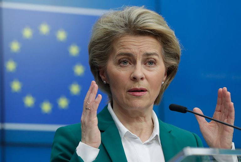 Voorzitter van de Europese Commissie Ursula von der Leyen. - Foto: ANP