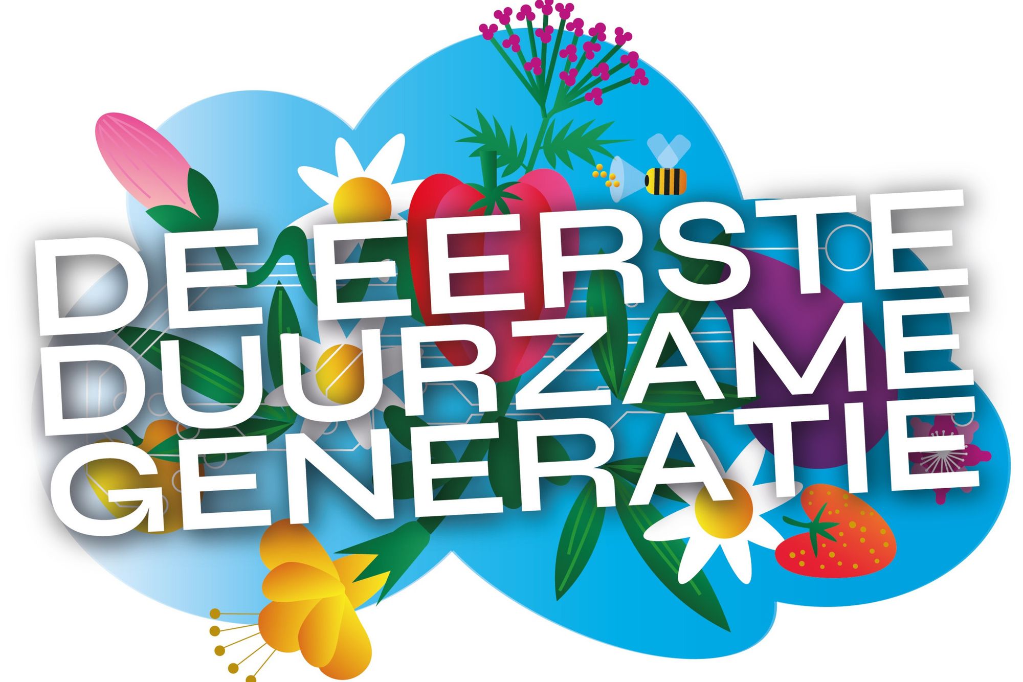Het logo van De Eerste Duurzame Generatie. Afbeelding: campagne De Eerste Duurzame Generatie