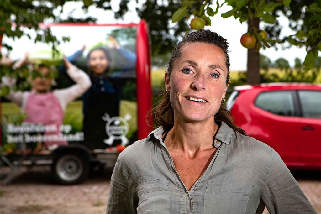 Judith de Rijk: “Van het mooie verhaal achter een pak melk weten de meeste kinderen niks.” - Foto: Ronald Hissink