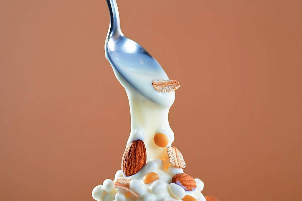 Plantaardige yoghurt