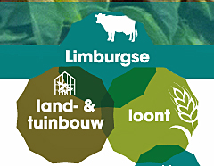 Het logo van de Limburgse land- en tuinbouw en de Versnellingsagenda, waarin verleden jaar het streekmerk werd aangekondigd.