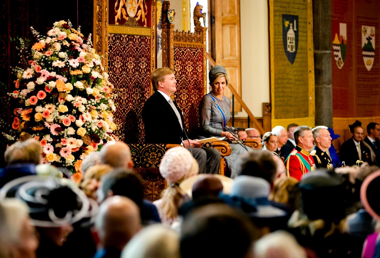 Koning Willem-Alexander leest de troonrede voor - Foto: ANP