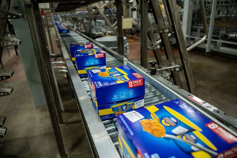 Kraft Macaroni & Cheese, een van de merken van Kraft Foods. - Foto: ANP