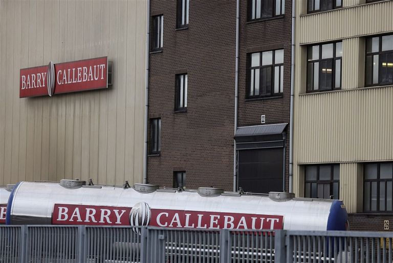 De fabriek van Barry Callebaut in Wieze, nabij Brussel. - Foto: ANP