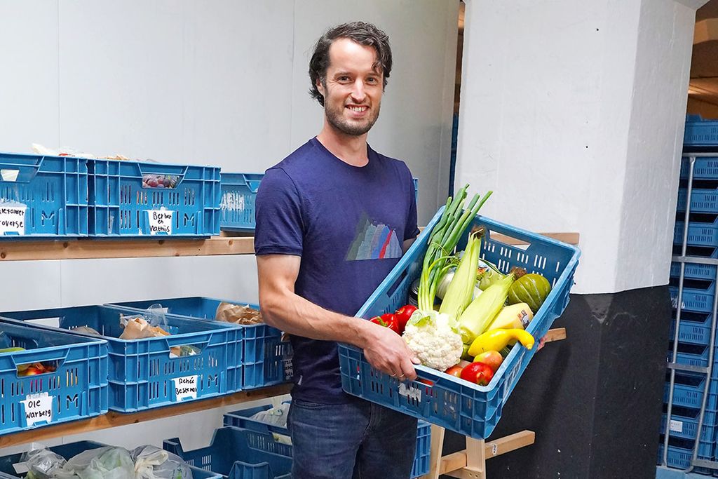 Maarten Bouten is oprichter van Rechtstreex. Een lokale boodschappenservice die onlangs zijn derde crowdfundingsactie startte. Foto: Aina Seerden