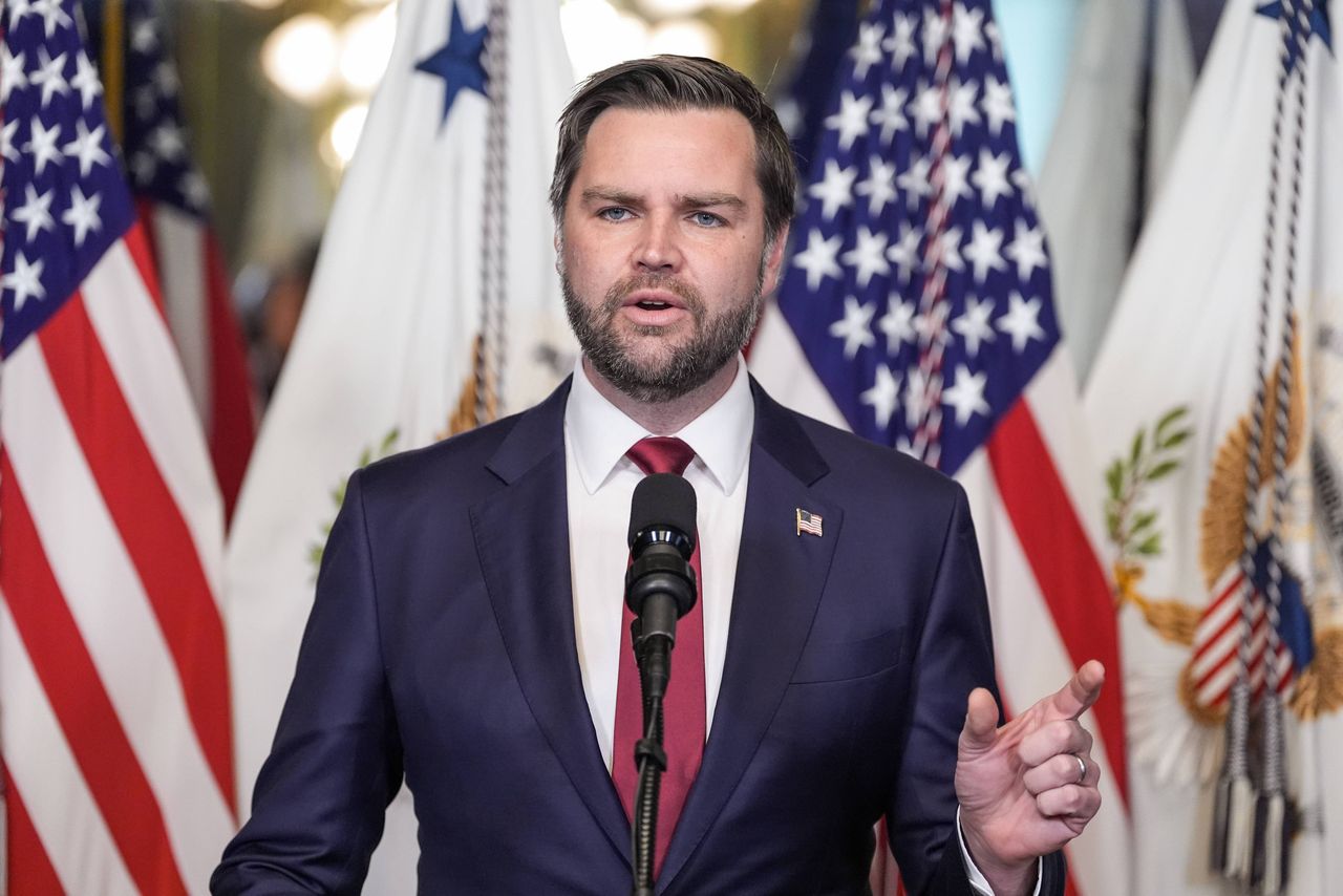 Trumps vicepresident J.D. Vance is voor insiders in de glastuinbouw vooral bekend als de durfinvesteerder achter het Amerikaanse glastuinbouwbedrijf AppHarvest. Foto: ANP