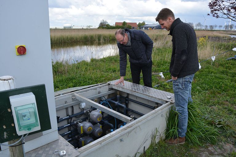 Ondergrondse gietwateropslag Prinsenland. - Foto: Peter Visser.