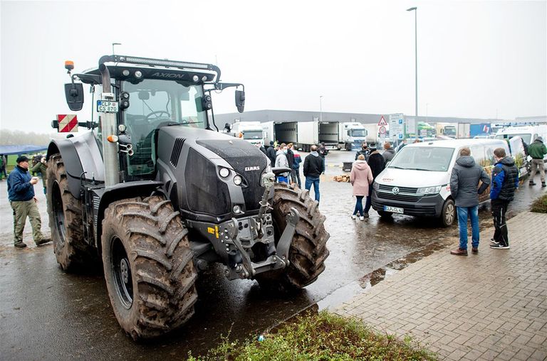 De oproep van Lidl volgt op de boerenblokkades van distributiecentra in Duitsland. Foto: ANP