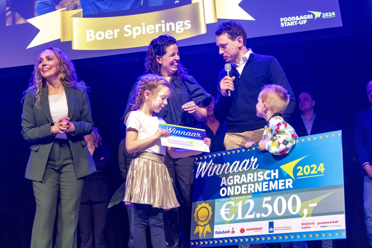 Boer Spierings, winnaar van de verkiezing Agrarisch Ondernemer van het jaar 2024. Foto: Koos Groenewold