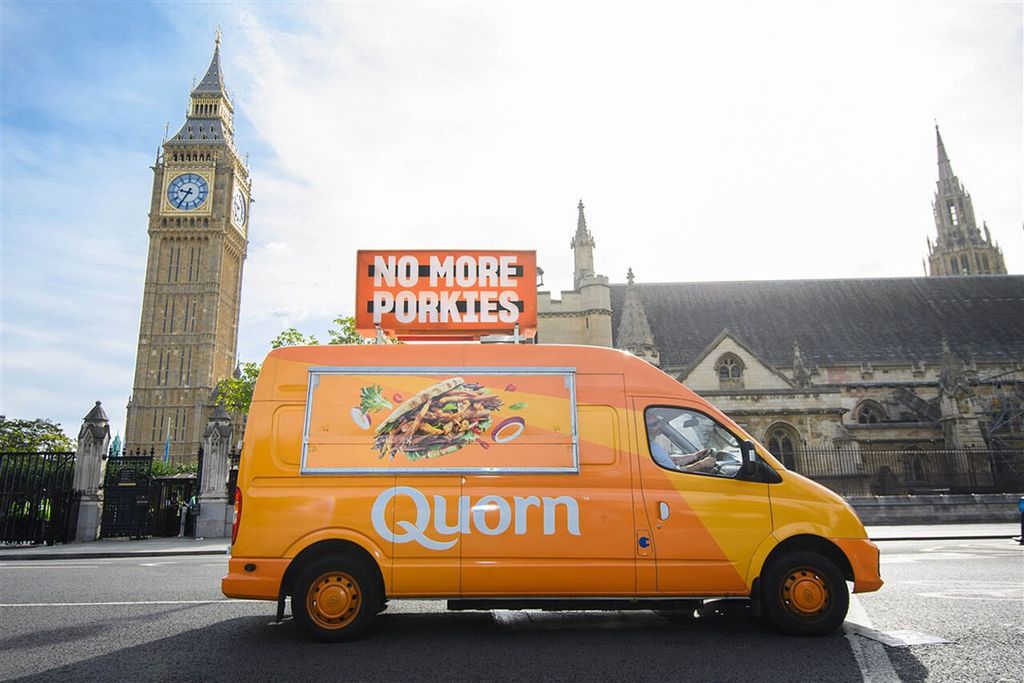 Quorn heeft het hoofdkantoor in het Verenigd Koninkrijk en is één van de bekendste merken dat producten maakt op basis van schimmeleiwitten. Foto: ANP