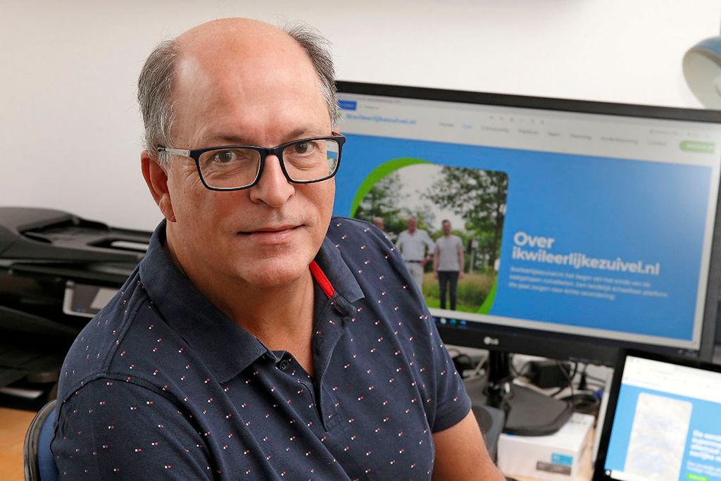 René de Bruijn: 'Er bestaat geen concept waarbij de consument zijn eigen zuivelproduct kan samenstellen. Daar zijn wij uniek in.' - Foto: Hans Prinsen